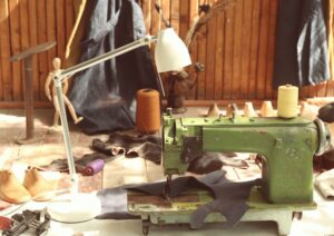 leather patcher machine